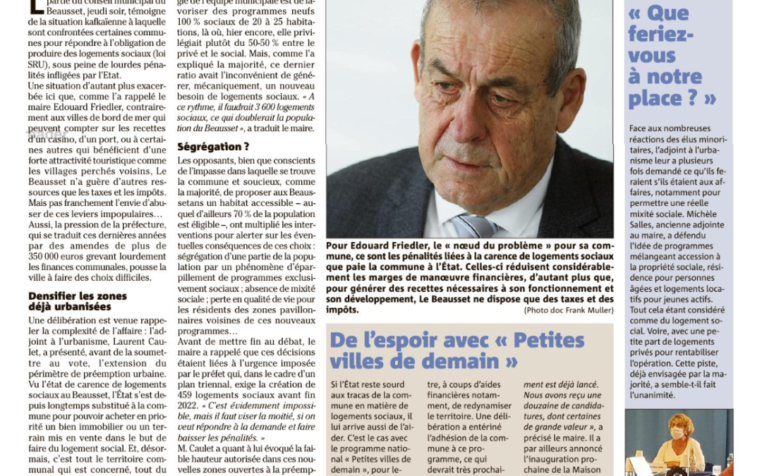 Retour sur le Conseil Municipal du jeudi 27 mai 2021